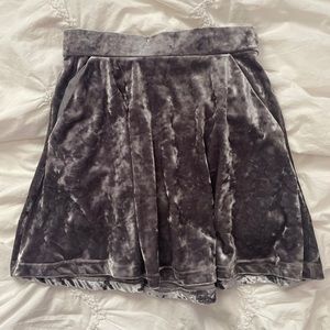 TopShop Velvet Skirt